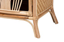 Rasima Natural Brown Rattan Nightstand Baxton