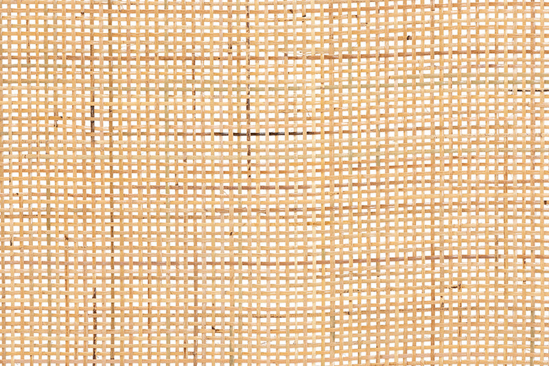 Morgan Modern Bohemian Natural Brown Rattan Queen Size Standalone Headboard