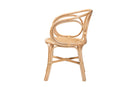 Nadeen Natural Brown Rattan Dining Chair Baxton