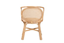 Nadeen Natural Brown Rattan Dining Chair Baxton