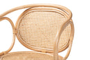 Nadeen Natural Brown Rattan Dining Chair Baxton
