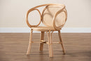 Nadeen Natural Brown Rattan Dining Chair Baxton