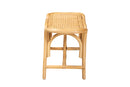 Darcy Natural Brown Rattan Accent Bench Baxton
