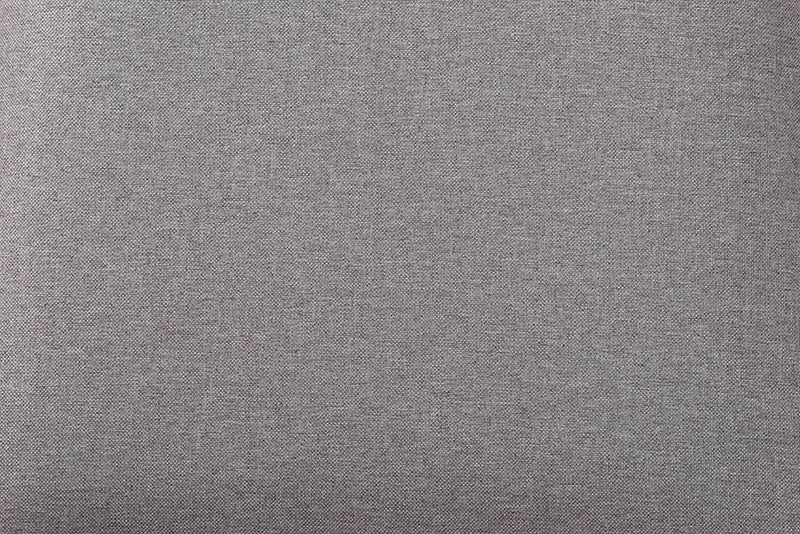 Oteria Modern Gray Fabric and Walnut Brown 7-Piece Dining Set Baxton