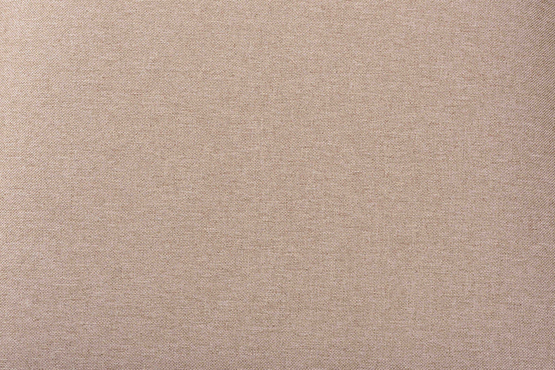 Lucy Modern Beige Fabric and Dark Brown 7-Piece Dining Set Baxton