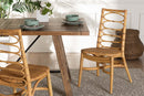 Flora Natural Rattan Dining Chair Baxton