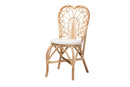 Brooklyn Natural Brown Rattan Dining Chair Baxton