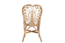 Brooklyn Natural Brown Rattan Dining Chair Baxton
