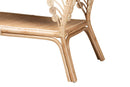 Lisa Natural Brown Rattan 2-Tier Console Table Baxton