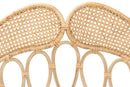 Alana Natural Brown Rattan Queen Size Standalone Headboard Baxton