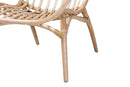 Imogene Natural Brown Rattan Arm Chair Baxton