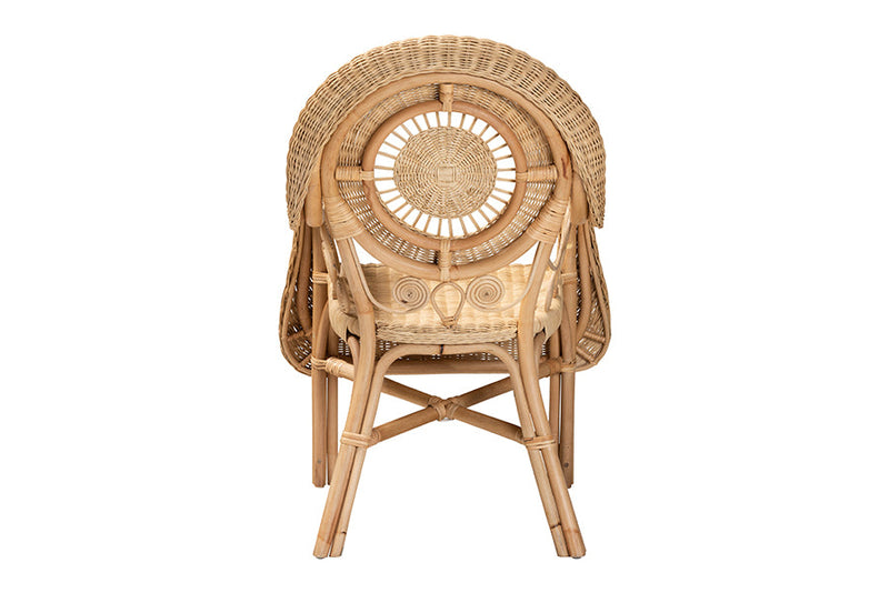 Sylvestra Natural Rattan Arm Chair Baxton