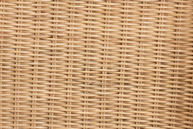 Nereida Natural Rattan 2Pc Accent Chair Set Baxton