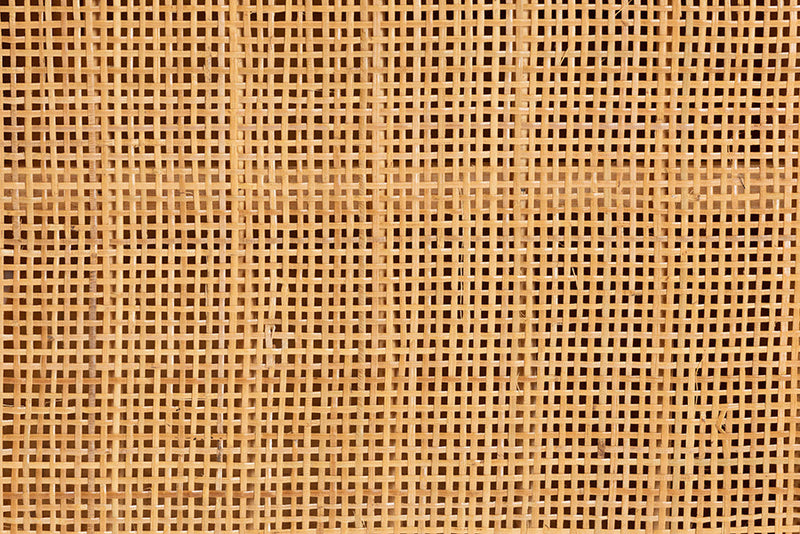 Lepine Natural Brown Rattan 2-Door Sideboard Baxton