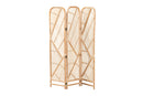 Bianca Natural Brown Rattan Room Divider Baxton