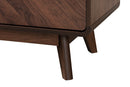 Sorrento Walnut Brown 6-Drawer Dresser Baxton