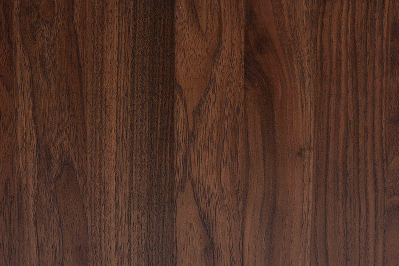 Sorrento Mid-Century Walnut Brown Finished Wood 2-Drawer Nightstand