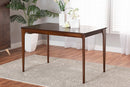 Cosma Walnut Brown Dining Table Baxton