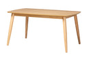 Elara Natural Oak Dining Table Baxton