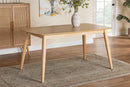 Elara Natural Oak Dining Table Baxton