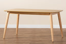 Elara Natural Oak Dining Table Baxton