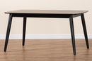 Elara Black Dining Table Baxton