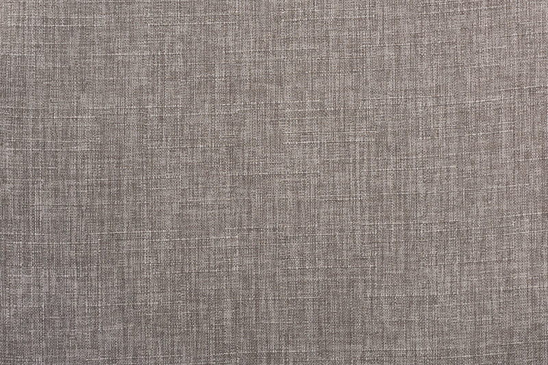 Nitza Gray Fabric and Walnut Brown 5-Piece Dining Set Baxton