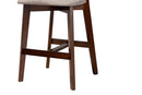 Wren Gray Fabric and Walnut Brown 5-Piece Pub Set