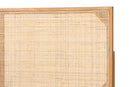 Nada Natural Brown Finished Bayur Wood and Rattan Queen Size Headboard Baxton