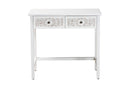 Lancashire White 2-Drawer Console Table Baxton