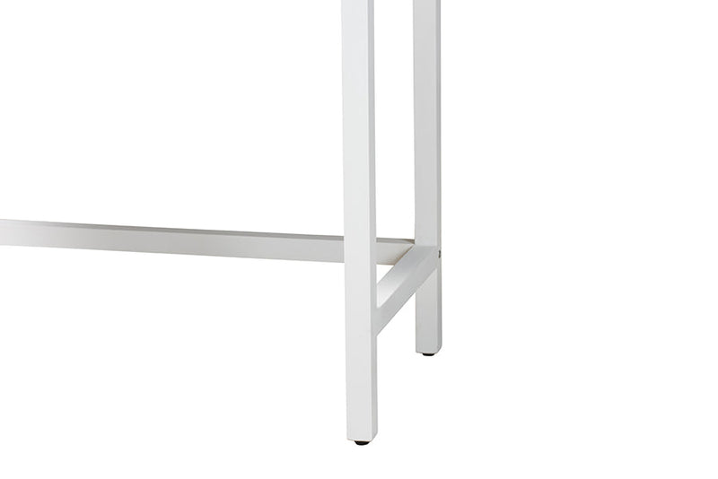 Lancashire White 2-Drawer Console Table Baxton