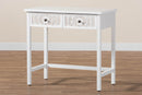 Lancashire White 2-Drawer Console Table Baxton