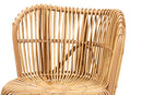 Melle Natural Rattan Wide Seat Lounge Chair Baxton