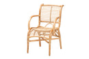 Bardia Natural Rattan Lounge Chair Baxton