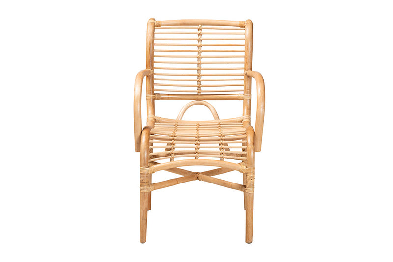 Bardia Natural Rattan Lounge Chair Baxton