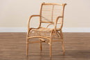 Bardia Natural Rattan Lounge Chair Baxton