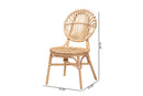 Alinia Natural Brown Rattan Dining Chair Baxton