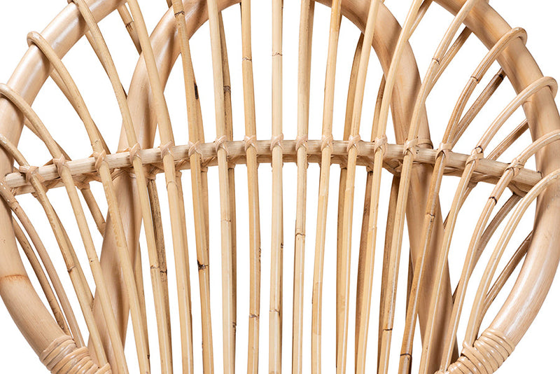 Alinia Natural Brown Rattan Dining Chair Baxton