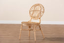 Alinia Natural Brown Rattan Dining Chair Baxton