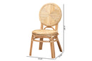 Montclare Natural Brown Rattan Dining Chair Baxton