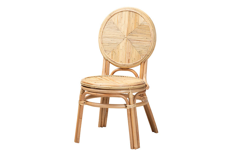 Montclare Natural Brown Rattan Dining Chair Baxton