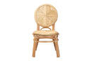 Montclare Natural Brown Rattan Dining Chair Baxton