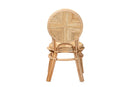 Montclare Natural Brown Rattan Dining Chair Baxton