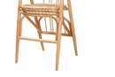 Leland Natural Brown Rattan Counter Stool Baxton