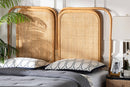 Grazia Natural Brown Rattan King Size Standalone Headboard Baxton