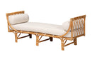 Jaelyn Natural Brown Rattan Daybed Baxton