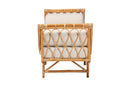 Jaelyn Natural Brown Rattan Daybed Baxton
