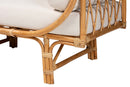 Jaelyn Natural Brown Rattan Daybed Baxton