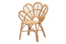 Hartman Natural Rattan Flower Accent Chair Baxton
