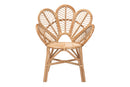 Hartman Natural Rattan Flower Accent Chair Baxton